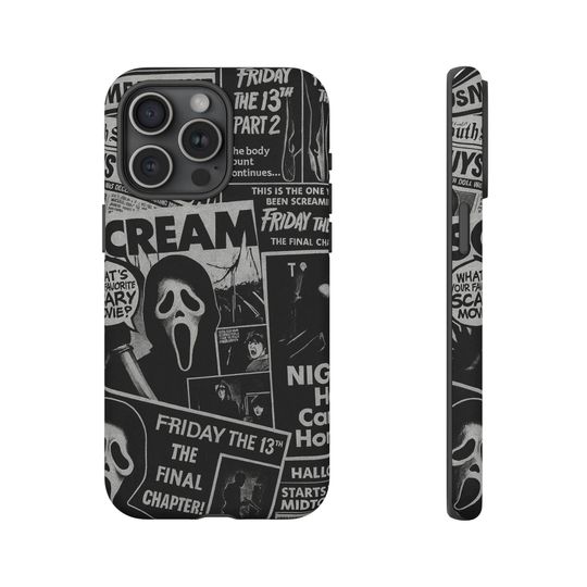 Horror Movie Enjoyer Phone Case Halloween Scary Scream Terrifier iPhone