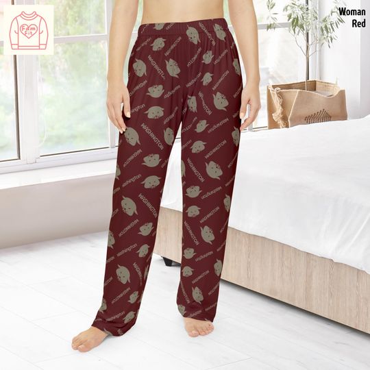 Washington Pattern Women's Pajama Pants