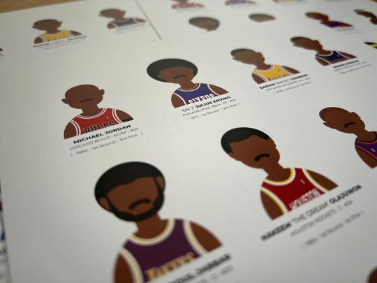 NBA Legends Art Print