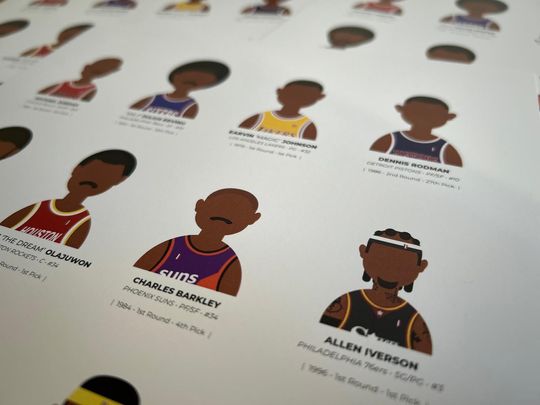 NBA Legends Art Print