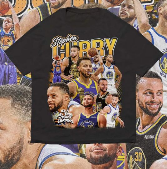 Steph Curry Warriors Vintage T-Shirt