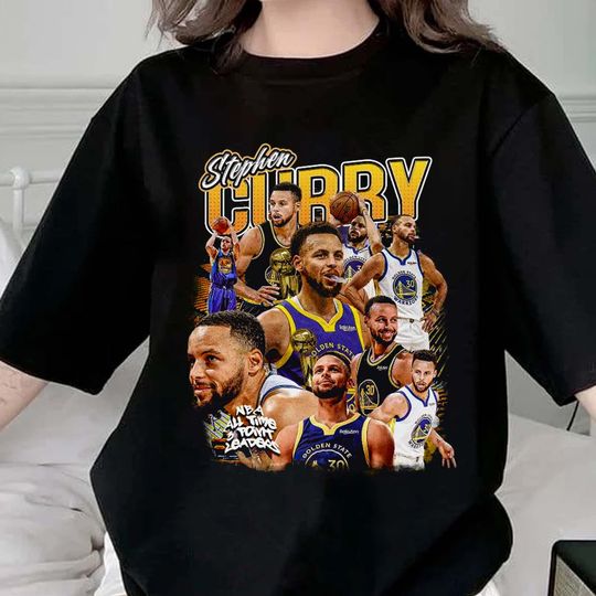 Steph Curry Warriors Vintage T-Shirt