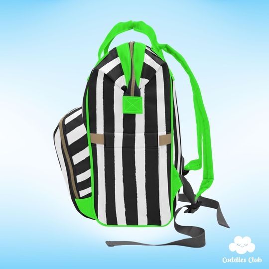 Personalized Goth Diaper Backpack