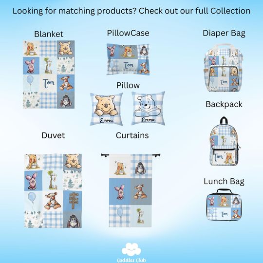 Personalized Pooh Lunch Bag
