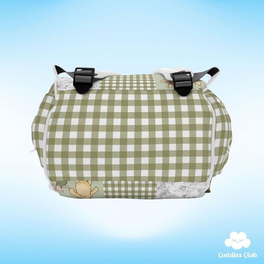 Personalized Pooh Bear Diaper Backpack