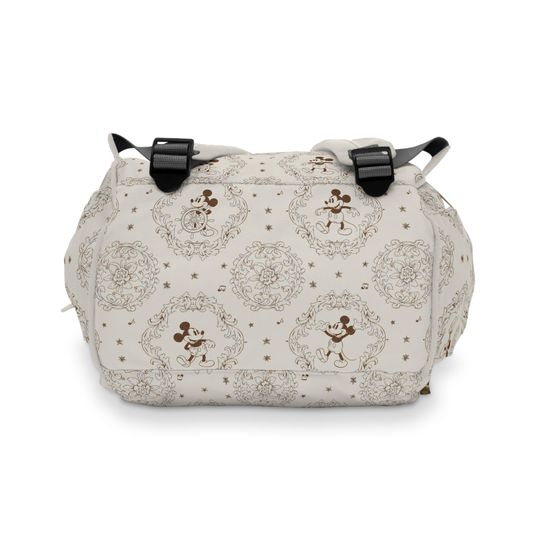 Personalized Diaper Bag Backpack, Toile de Jouy Baby Bag
