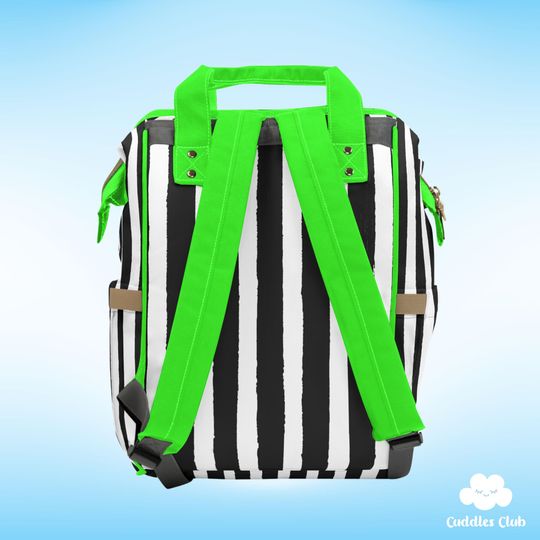Personalized Goth Diaper Backpack