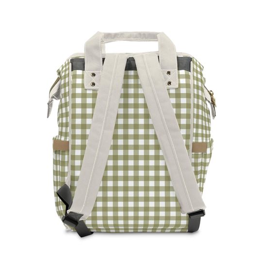 Personalized Diaper Bag Backpack, Toile de Jouy Baby Bag