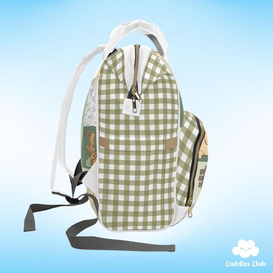 Personalized Pooh Bear Diaper Backpack