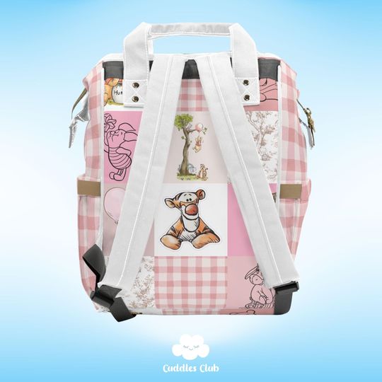 Personalized  Winnie The Pooh Diaper Backpack