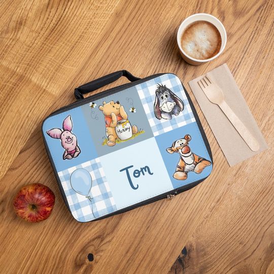 Personalized Pooh Lunch Bag