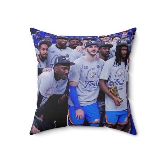 Oklahoma City Championship Pillow: Double-Sided Home Bedroom Decor
