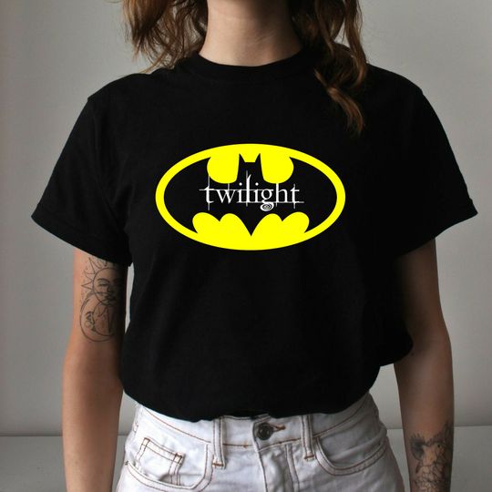 Twilight Batman Logo T-Shirt, The Batman 2022 movie shirt, Robert Pattinson Batman Shirt