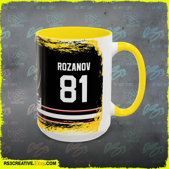 Heated Rivalry Mug - Boston Raiders - Ilya Rozanov -  Hockey TV Connor Storrie