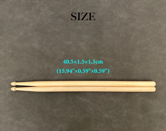 Personalized Wooden Drumsticks with Engraving for Drummers, Custom Musician Gift, Father's Day and Birthday Gift