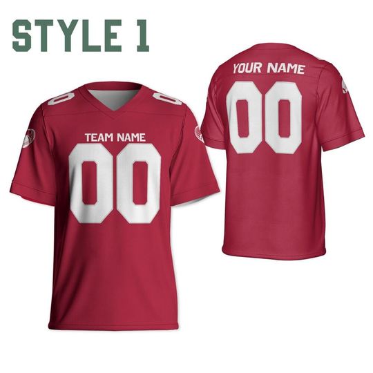 Custom Team Cardinal Football Jersey Collection, Football Fans Lovers, Gameday Games, Personalized Fan Shirt, Famous Teams, Game Days Shirt