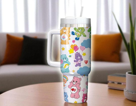 Custom 40oz Bear Sublimation Tumblers