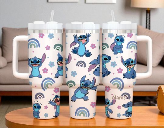 Personalized Blue Alien Tumbler