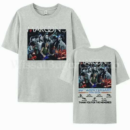Maroon 5 30th Anniversary Tour T-Shirt - Vintage Band Tee