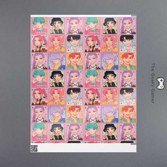 Kpop Anime Wrapping Paper