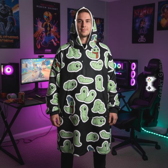Video Game Hooded Blanket