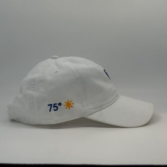 LA Forecast Dad Hat  White Strapback