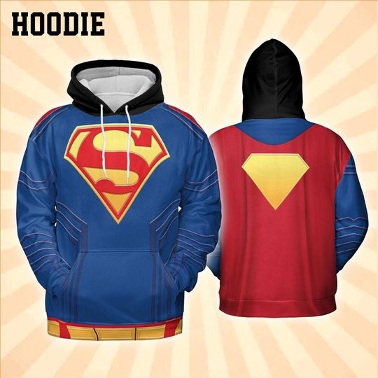 Cosplay Famous Super Hero Man Clark All Star  Fan Costume for Halloween, Conventions | Nerdy Outfit for Comic & Character Lovers