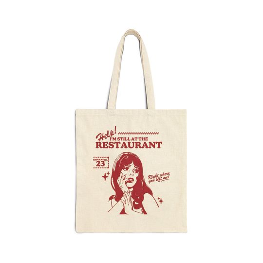 Funny Restaurant Tote Bag