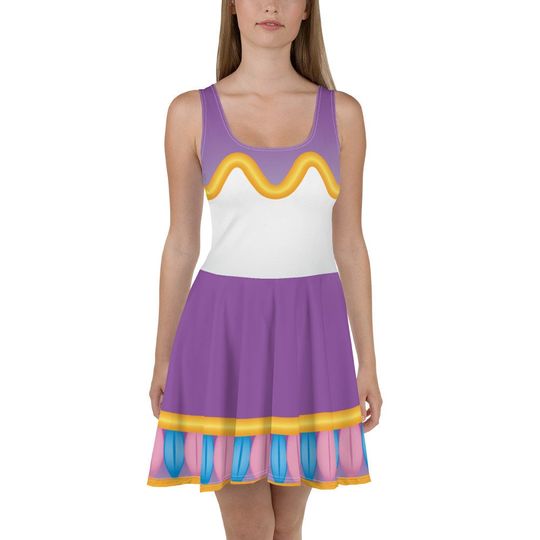Mrs. Potts Skater Dress for Running Half Marathon Costumes
