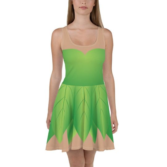 Tinkerbell Skater Dress, Tinkerbell Pixie Fairy Running Costume, Tinkerbell Running Costume, Running Dress, Fairy Dress
