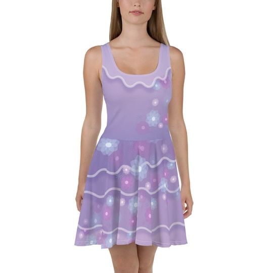 Encanto Isabella Skater Dress, Isabella Encanto Running Costume, Running Dress, Half Marathon Dress