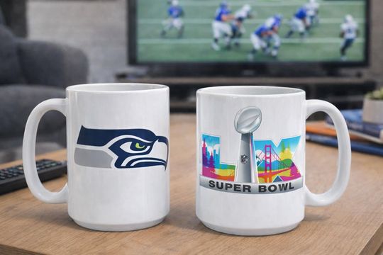 Seahawks Fan Mug  Super Bowl LIX Inspired Coffee Cup