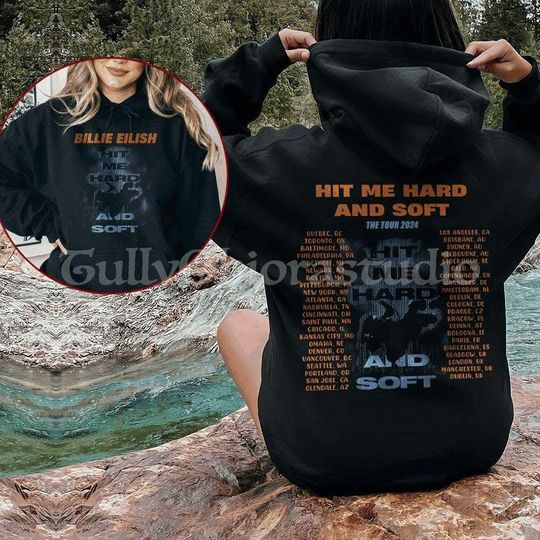 Hit Me Hard and Soft Sweatshirt, Billie Eilish Tour Merch