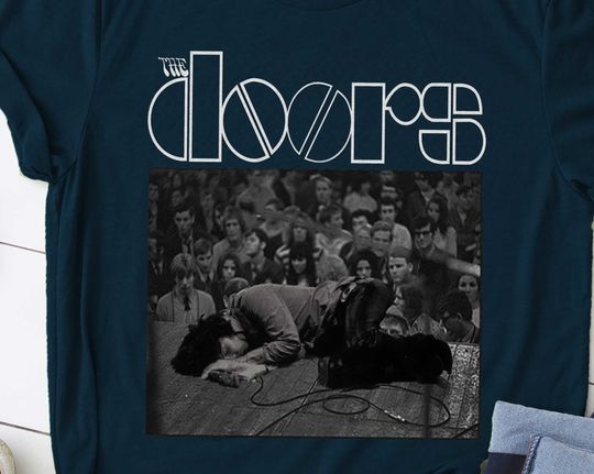 The Doors Jim Morrison Vintage Band Setup Official Tee T-Shirt