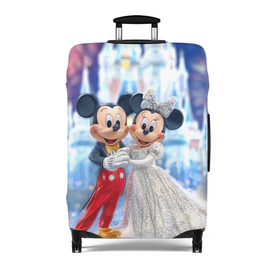Mickey & Minnie Wedding Luggage Cover, Magical Travel Protector
