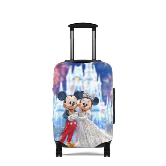 Mickey & Minnie Wedding Luggage Cover, Magical Travel Protector