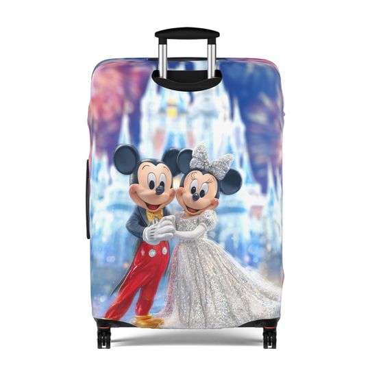 Mickey & Minnie Wedding Luggage Cover, Magical Travel Protector