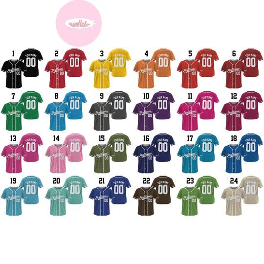 Personalized Team Baseball Jersey, Sports Team Uniform Kids Youth Adult Baseball Team, Custom Name Team Family Baseball Mom Dad Kid Matching