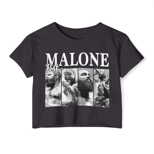 Posty Malone crop shirt tour Post Malone crop top