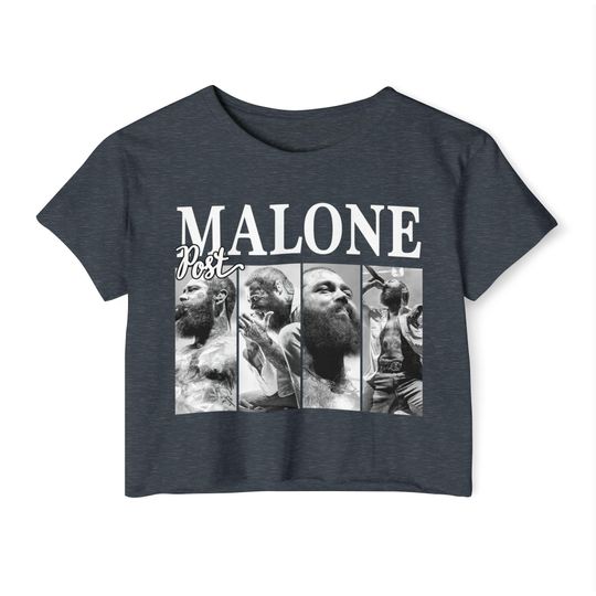 Posty Malone crop shirt tour Post Malone crop top