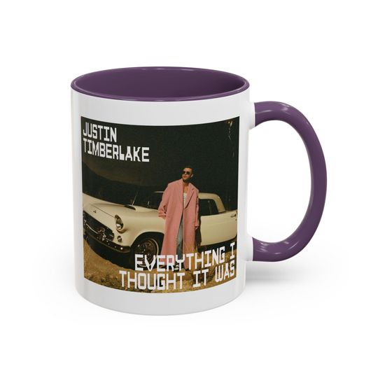 Justin Timberlake mug, Timberlake world tour cup, fan Justin Timberlake Concert JT merch