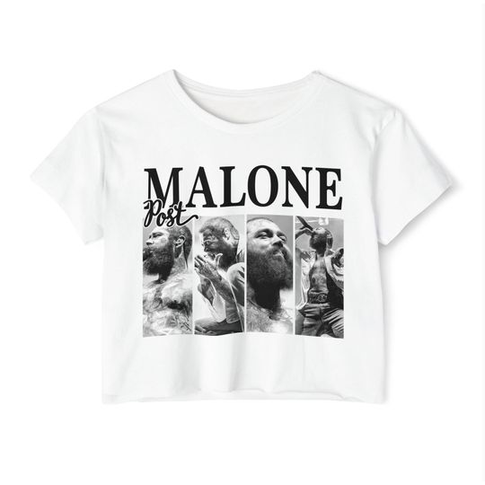 Posty Malone crop shirt tour Post Malone crop top