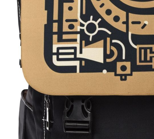 Retro Unisex Casual Shoulder Backpack