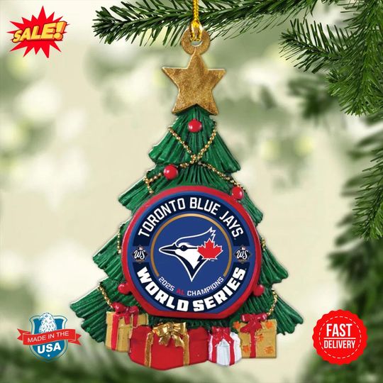 Toronto Blue Jay Custom Shape 2-sided Acrylic Ornament