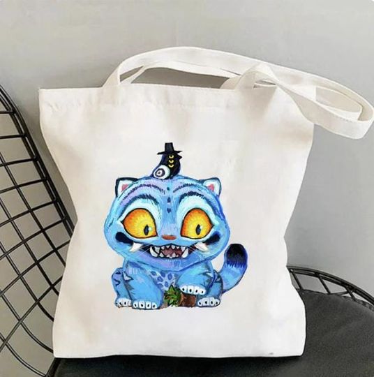 Kpop Demon Hunter Tote Bag, Derpy K-pop Cosplay Carryall