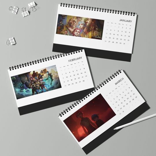 Arcane 2025 Calendar - Jinx, Vi, and More