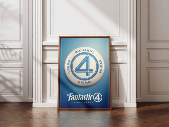 The Fantastic Four: First Steps (2025) Movie Poster