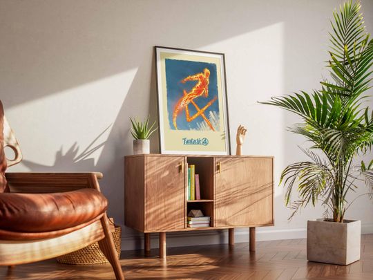 The Fantastic Four: First Steps (2025) Movie Poster