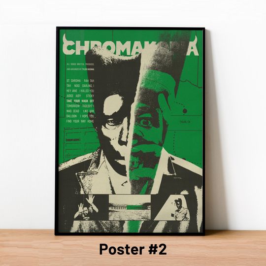 Tyler The Creator Chromakopia Poster, Chromakopia Album Poster