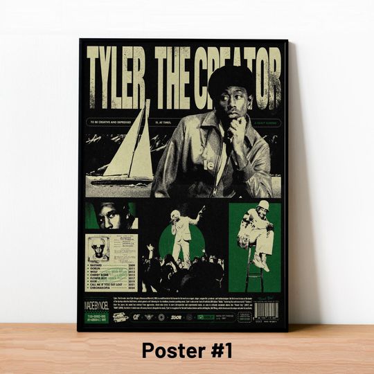 Tyler The Creator Chromakopia Poster, Chromakopia Album Poster